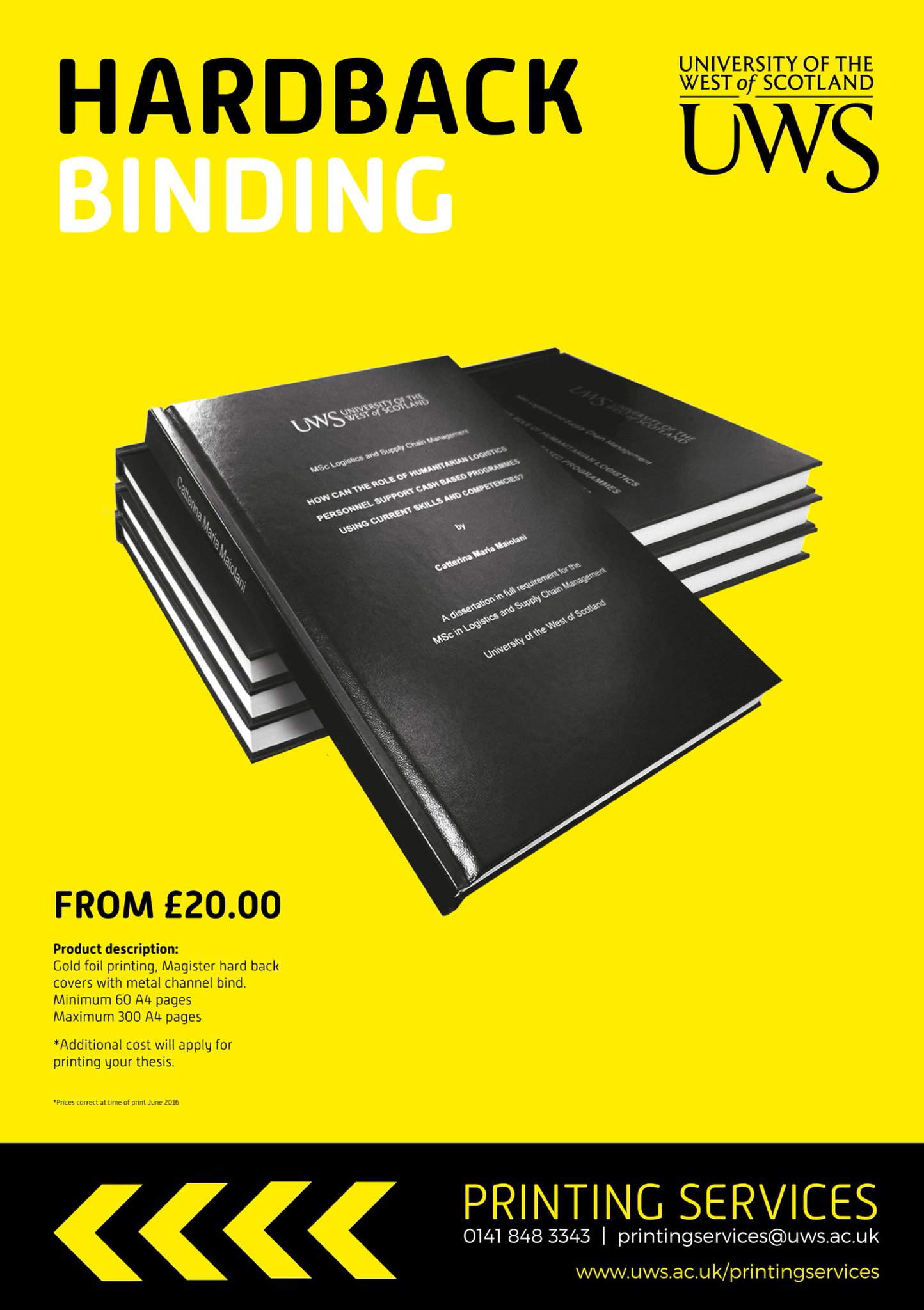 UWS on Twitter "For prints, posters, books, dissertations and much