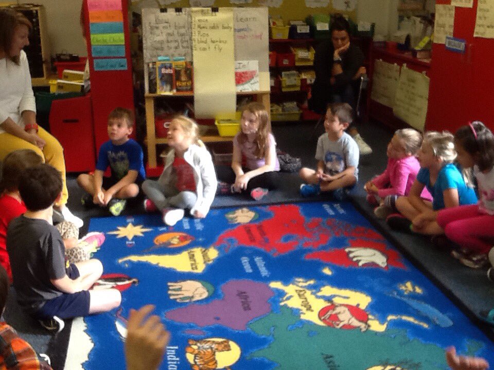 cantorclassroom's tweet image. Mrs.Czerr is discussing what environment a bat needs to survive.