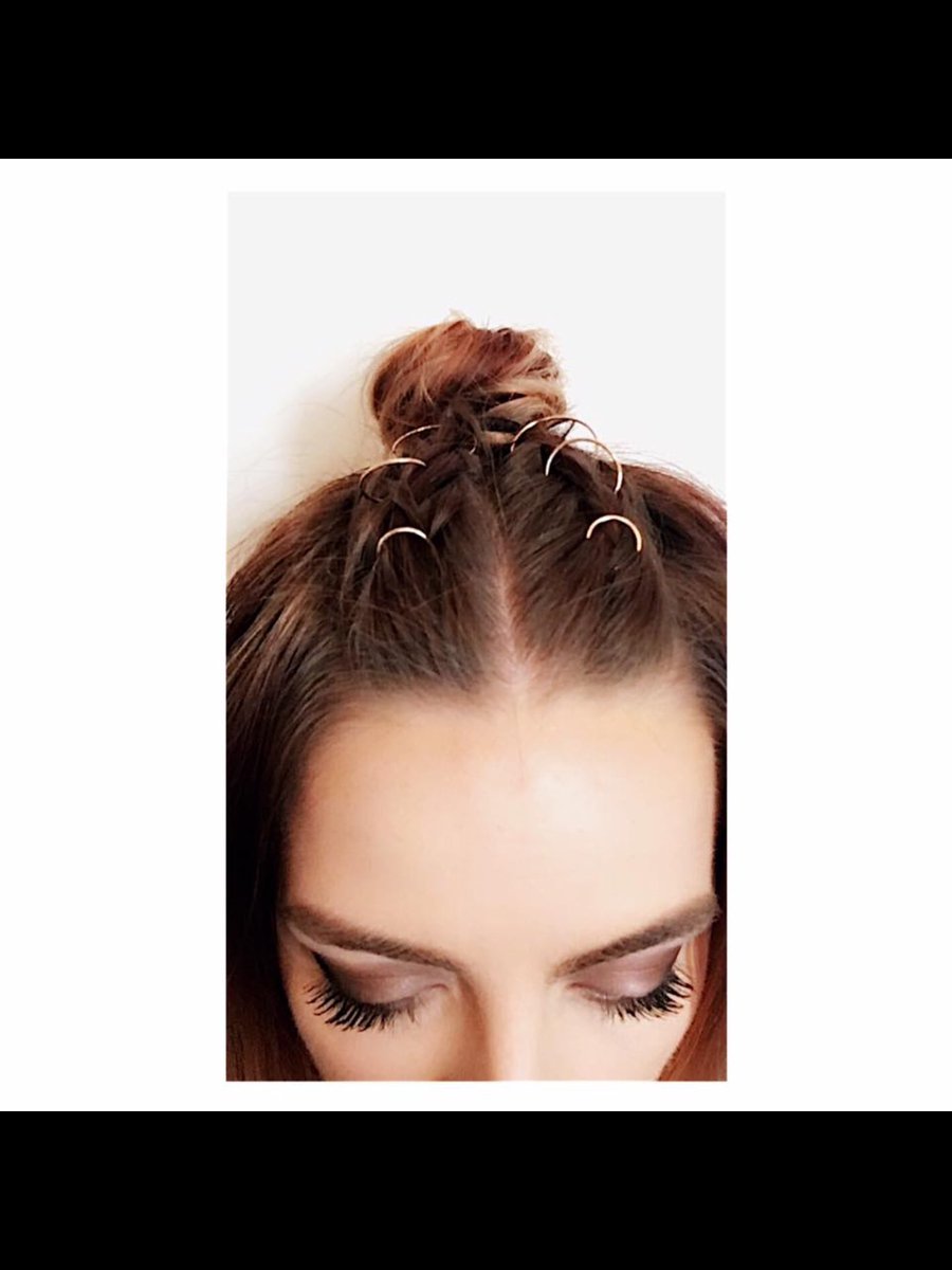 MuseBroadway's tweet photo. Nina's hair! #hoops #braids #ombre #love https://t.co/nbtFVWMI5a