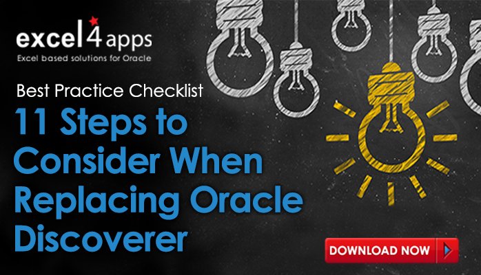 jacobsensays's tweet photo. Time to replace #Oracle #Discoverer? This handy checklist will get you there in no time! https://t.co/YPKLJoBbN7 https://t.co/I7xMX0c8aX
