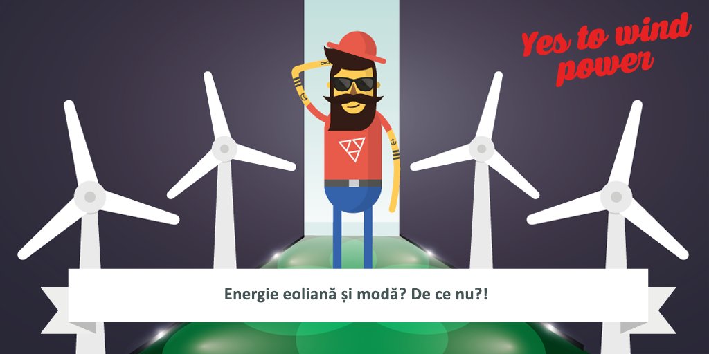 YesToWindPowerR's tweet image. #Energie #eoliana și #moda? De ce nu? Fii la modă cu #hipsterulenergetic!