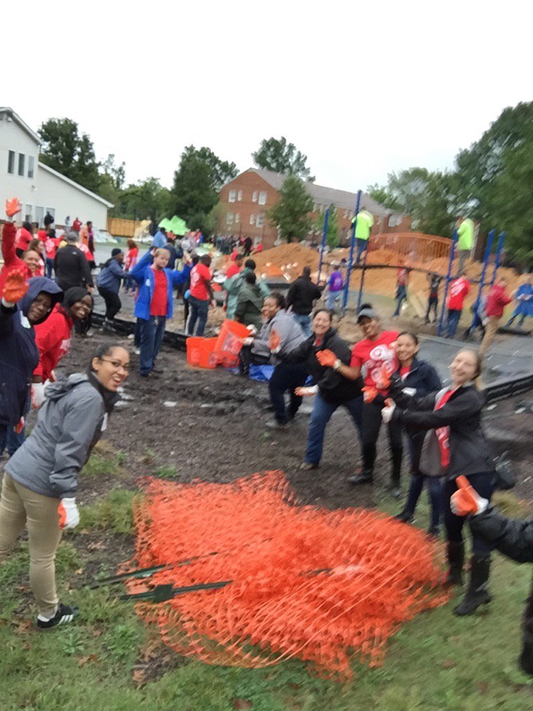 Rain or shine target is here for the community #lovethiscompany