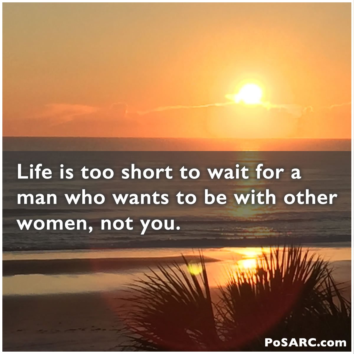 PoSARC's tweet photo. Life is too short to wait for a man who wants to be with other women, not you. #POSA #PoSARC https://t.co/NorjPIpROm