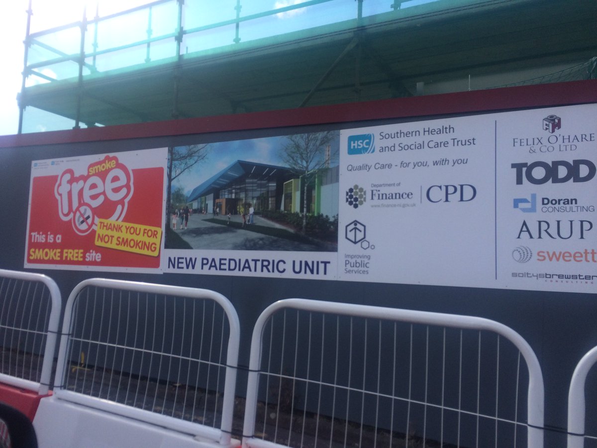 Southern Trust On Twitter Craigavon Hospital Hoarding Gets A