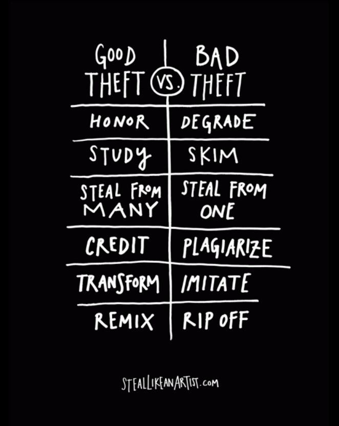 abaird288's tweet image. Steal Like an Artist, or Can I? alexandrabaird.net/2016/09/29/ste…