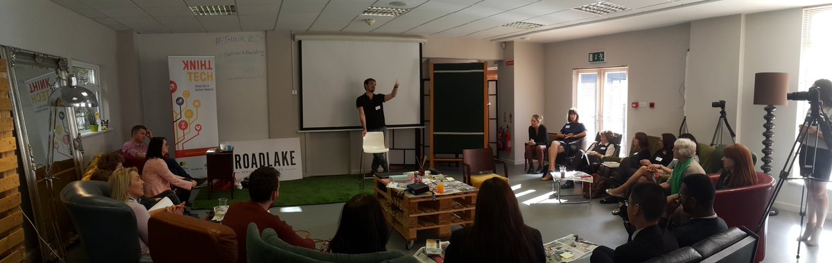 thrift_ify's tweet photo. Superfun day with the gang of @SInnovationIRL #ThinkTech finalists! #socent #Picasso #insidejoke https://t.co/q6sNpDFDzY