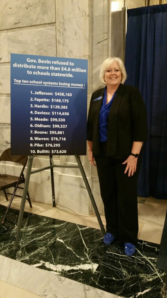 JoyGrayForRep's tweet photo. The students of Kentucky’s public schools need more than prayers. They need our support and to be funded. #EducationMatters https://t.co/xZdW0tlvHY