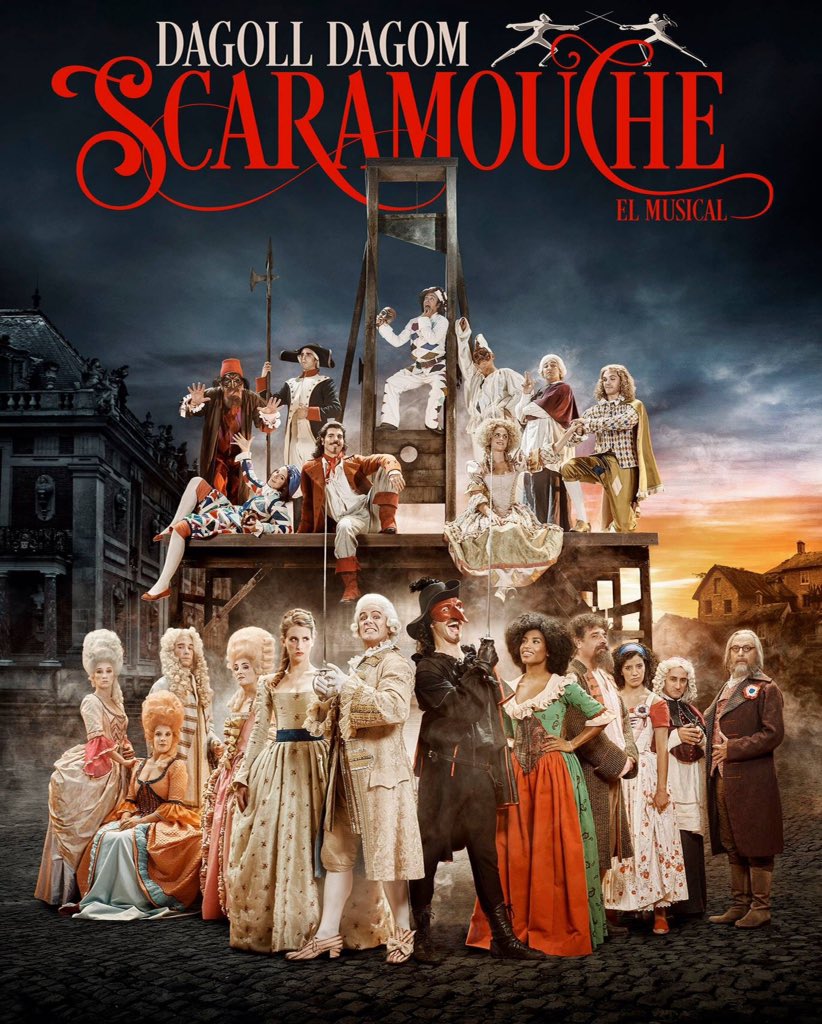 andreugallen's tweet photo. Després de mesos de feina intensa, avui estrenem!!! #ScaramoucheElMusical @dagolldagom @teatrevictoria https://t.co/KOR7CB9LjL