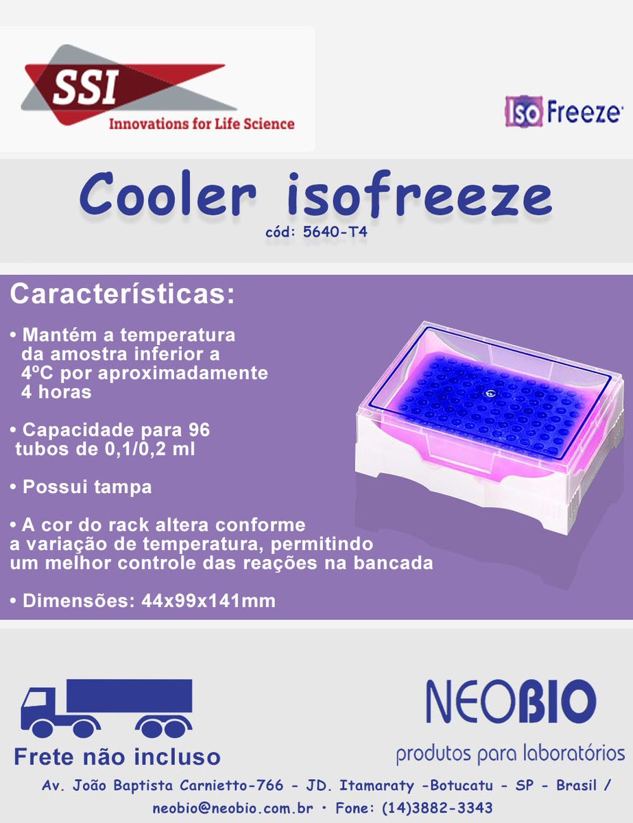 NeobioProdutos's tweet photo. Cooler IsoFreeze
Orçamentos: (14)3882-3343
https://t.co/4loaSIBgw2
neobio@neobio.com.br https://t.co/WglxVmbMXb