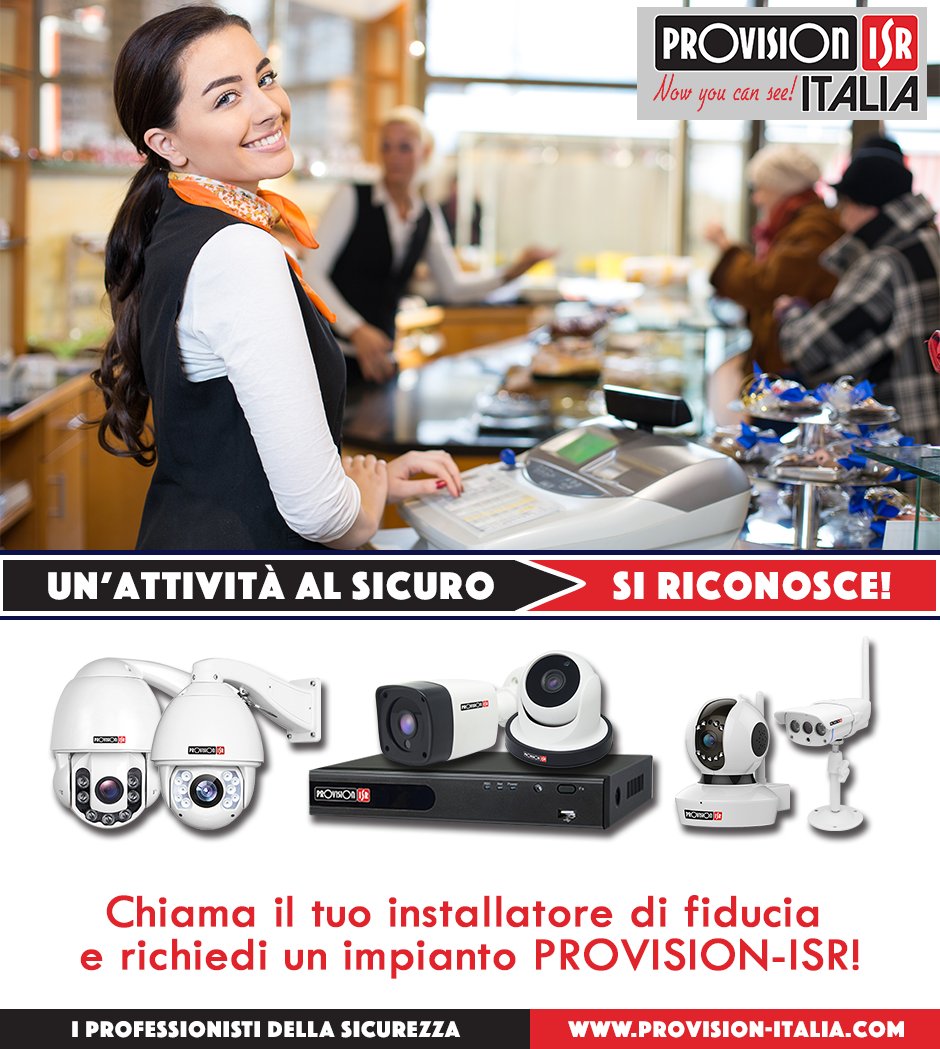 ProvisionItalia's tweet photo. Svolgi il tuo lavoro in completa #sicurezza e #tranquillità! Richiedi al tuo installatore un impianto di #videosorveglianza #ProvisionISR! https://t.co/Ad6yjrS1yO