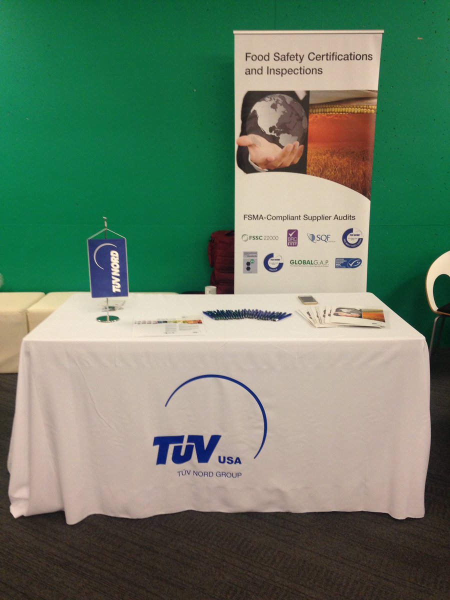 TUVUSAFOOD's tweet photo. TUV USA @SQFI Days. #sqfcertification #sqf Contact us for a free quote! rwright@TUV-NORD.com https://t.co/6LWfmC5cCB