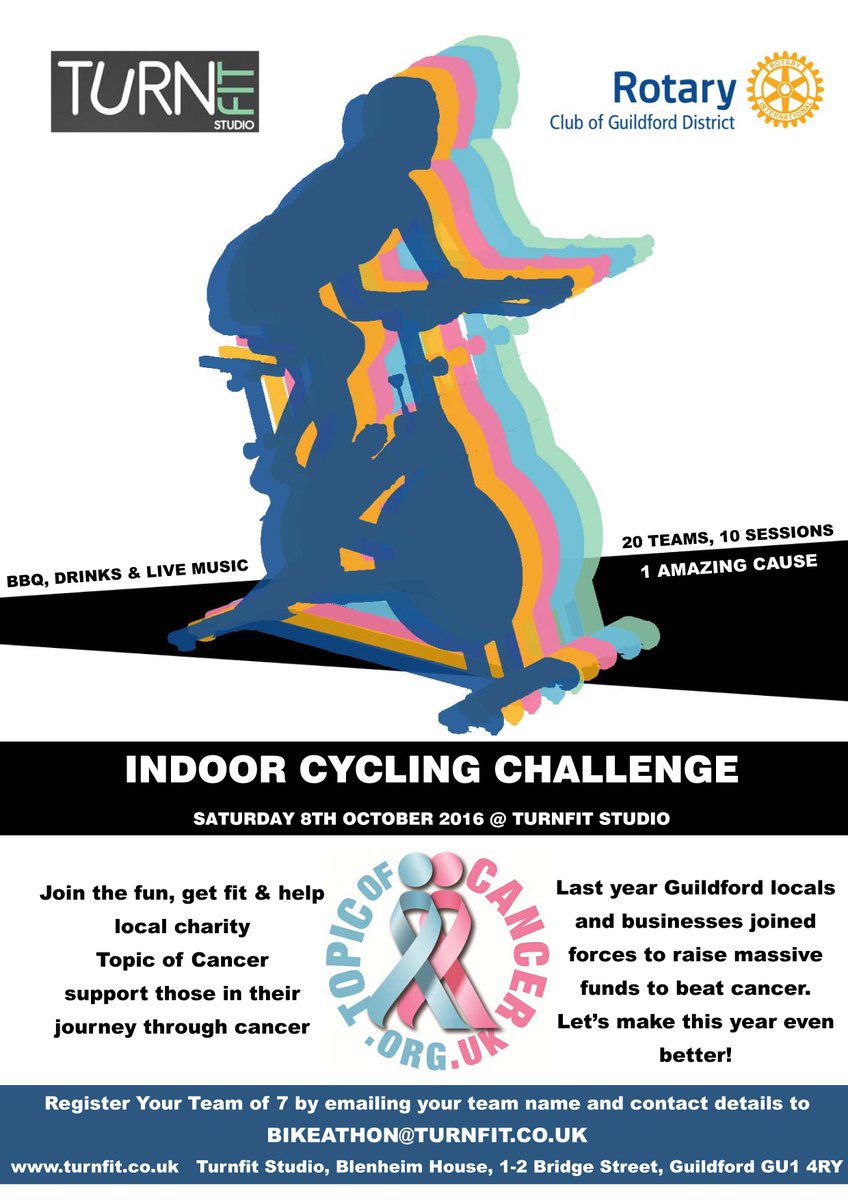 DIYeventsUK's tweet photo. @RotaryGuildford @Petroplan @TAGTeam_Tweets @suttongreen @ClandonWood @clandongolf @HoebridgeGolf  45MIN spin challenge. #fitforcancer https://t.co/UeJxSmzgNh