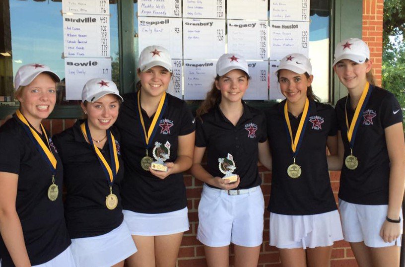 Coppell JV girls finish 1st at the Chester Ditto tournament September 28,2016 .Awesome Job !