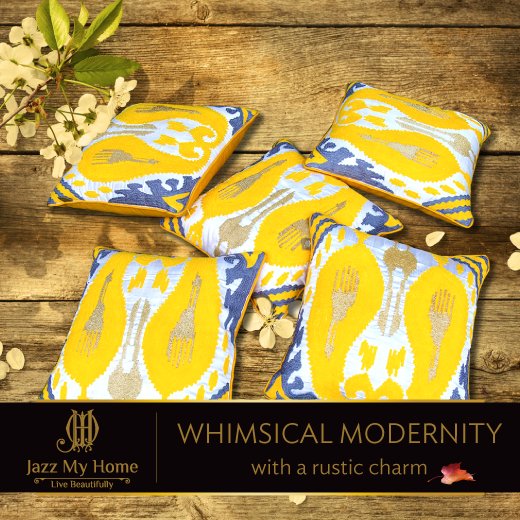 JazzMyHome's tweet photo. Transport yourself to a whimsical abode. Visit us at Medusa by @sonaljindal1 on Oct 3 to see many more products! #FallCollection2016 https://t.co/LFl2C2OoHU