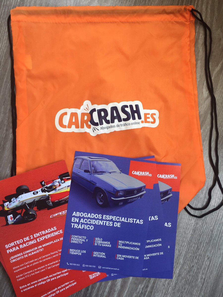 welegaloficial's tweet photo. Este fin de semana estaremos muy presentes en un evento! #carcrash #eventosmotor #abogadosonline #accidentesdetráfico @CamposRacing https://t.co/pFgg1xmuzf