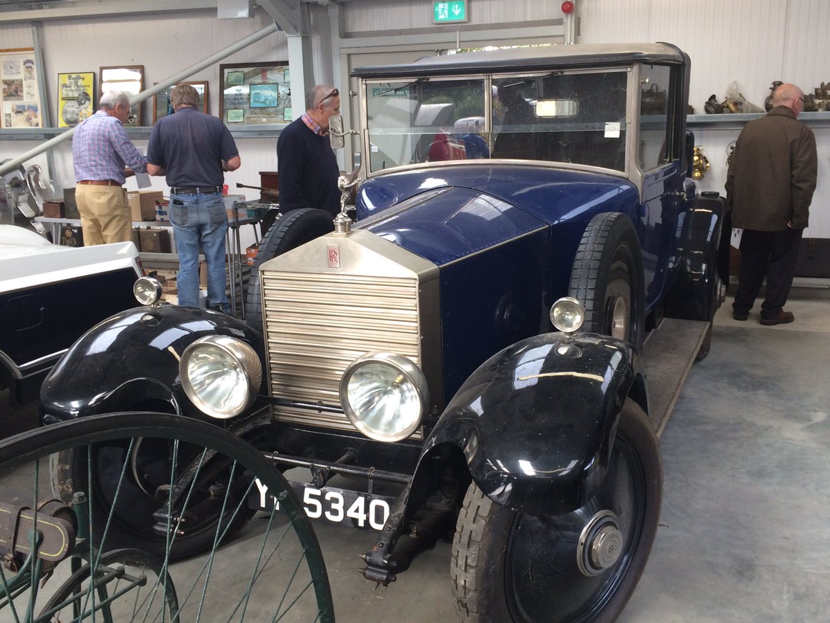 KimRileybbc's tweet photo. 1920s Rolls-Royce . One of stars at Automobilia auction TW Gaze Diss. More on @BBC lookeast https://t.co/12CDCIsBgx
