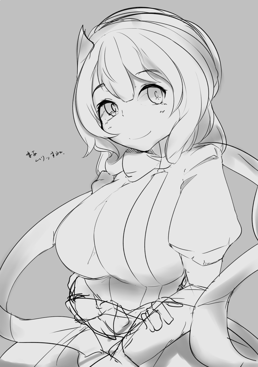 #深夜の真剣お絵描き60分一本勝負 
間に合わんわ 