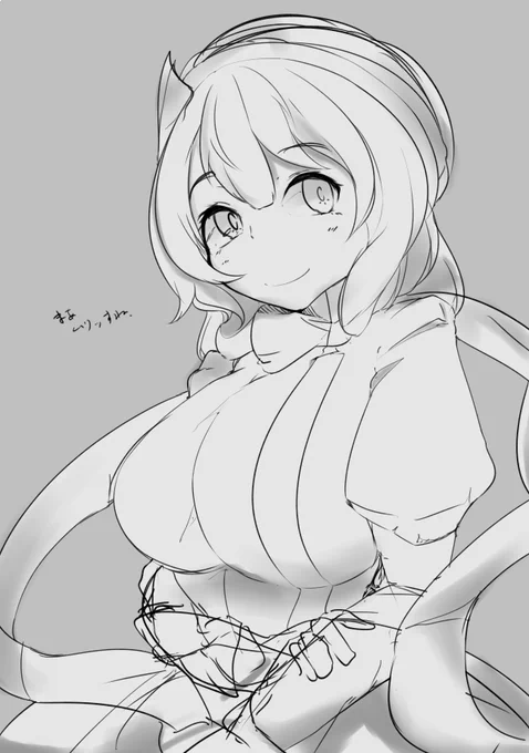 #深夜の真剣お絵描き60分一本勝負 
間に合わんわ 