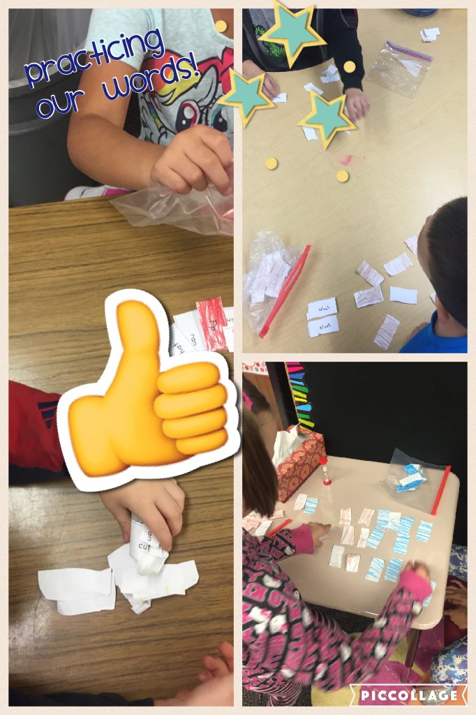 Practicing our words! 
#onceacard
#allinlakees pic-collage.com/_YNzYijTz