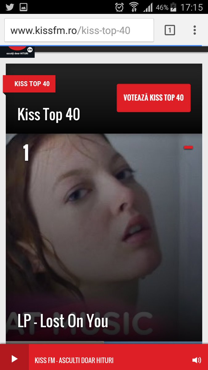 LP_Fan_Romania's tweet photo. @iamlp #kissFM  Romania #againN°1 😍😍😍 https://t.co/215T8jZ1bW