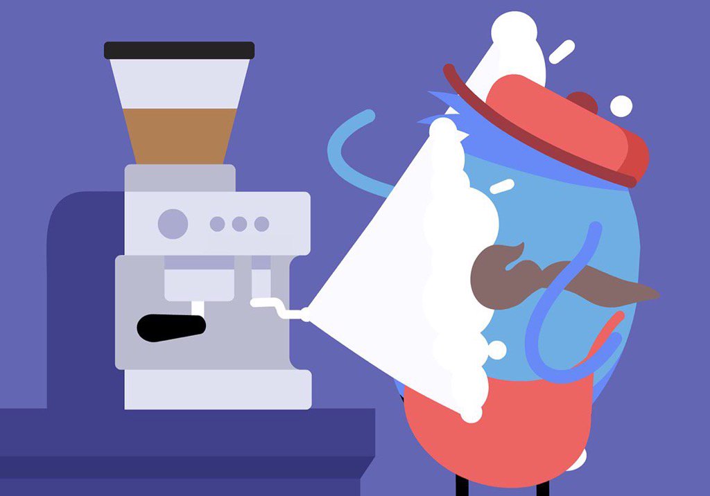claraballe's tweet photo. Oops! I thought sweet facial hair was the secret to making great coffee? #dumbways2 https://t.co/OglRXyKg0u https://t.co/qmtUaweNde