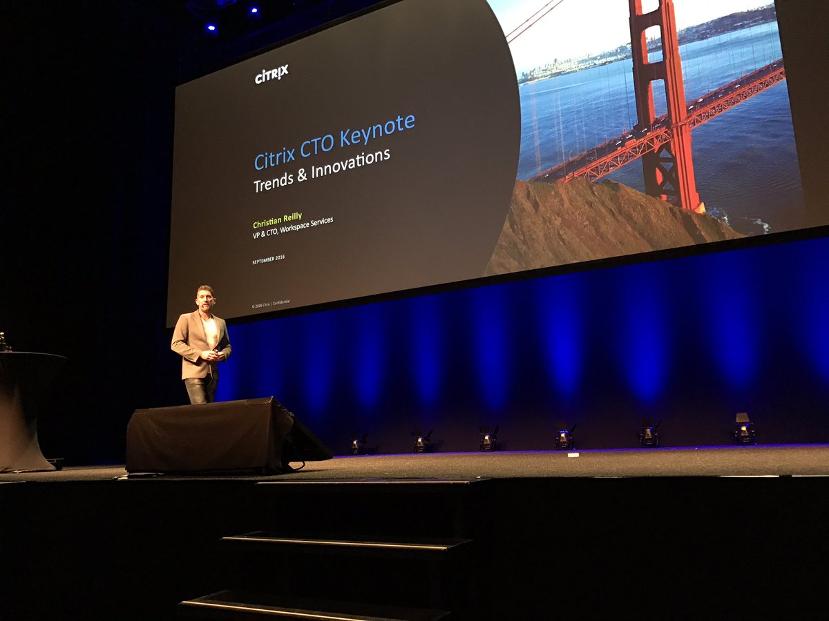 IngmarVerheij's tweet photo. The man. The myth. The CTO. The DJ. The legend. Yes, @reillyusa is closing a legendary @Citrix Solution Day
#CitrixSD2016 https://t.co/ub5TotbcrG