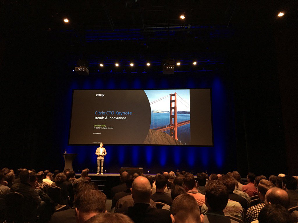 daepunt's tweet photo. Closing keynote by @reillyusa #CitrixSD2016 https://t.co/4cMkzAgZYc