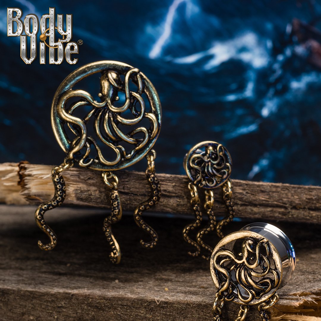 BodyvibeJewelry's tweet photo. Release the Kraken! Seriously #steampunk #plugs #pierced https://t.co/jpntqQAAga
#doubleflare #tunnels #earlobe #316L https://t.co/u6vpw39o7L