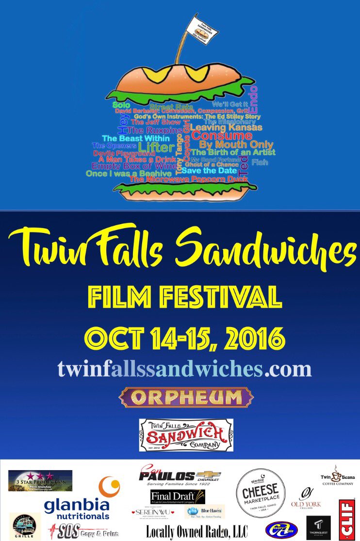 Our #shortfilm COYOTE GIRL will be screening 10/14/16 @ 8pm in Idaho! Don't miss the Twin Falls Sandwiches Film Fest! 🌭🌯🌮📽🎞🐺👧🏽 ! #filmfest