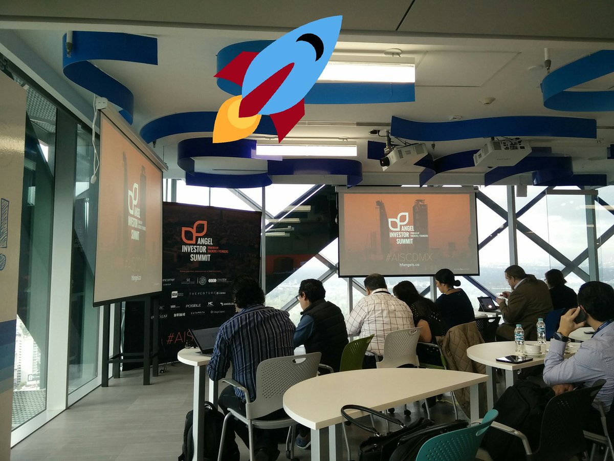 ccossio's tweet image. Todo listo para iniciar el Angel Investor Summit CDMX de Hackers/Founders en @CIBBVA  #AISCDMX #HFCDMX