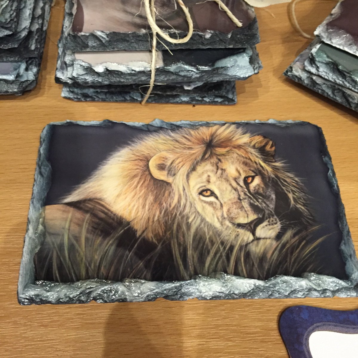 These coasters from <a href="/CoralRoseArt/">Coral Rose</a> make brilliant gifts for any country home...