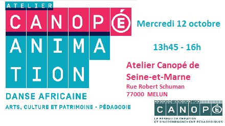Il reste des places pour l'animation #Danse Africaine du 12 octobre. Inscriptions: bit.ly/2clMocE  #education #arts #culture