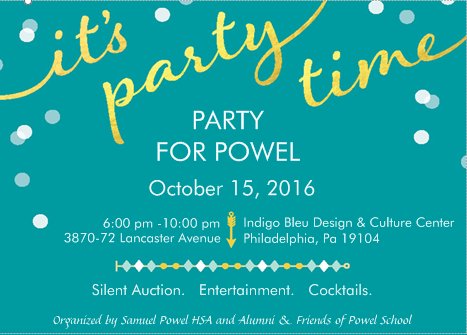 Help keep Playworks at Powel Elementary by joining their party! <a href="/PowelHSA/">Powel Home&School</a>   TIX / SPONSORSHIP LEVELS  / DONATE AT partyforpowel.eventbrite.com