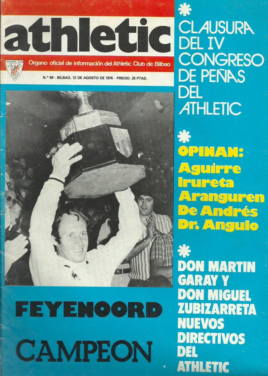 OldFootball11's tweet photo. #Feyenoord winner Trofeo Villa de Bilbao (1976).
Feyenoord defeated #DerbyCounty (#DCFC) and #StandardLiège (#RSCL)
#EddyTreijtel #Treijtel https://t.co/dfw6hrU2Vd