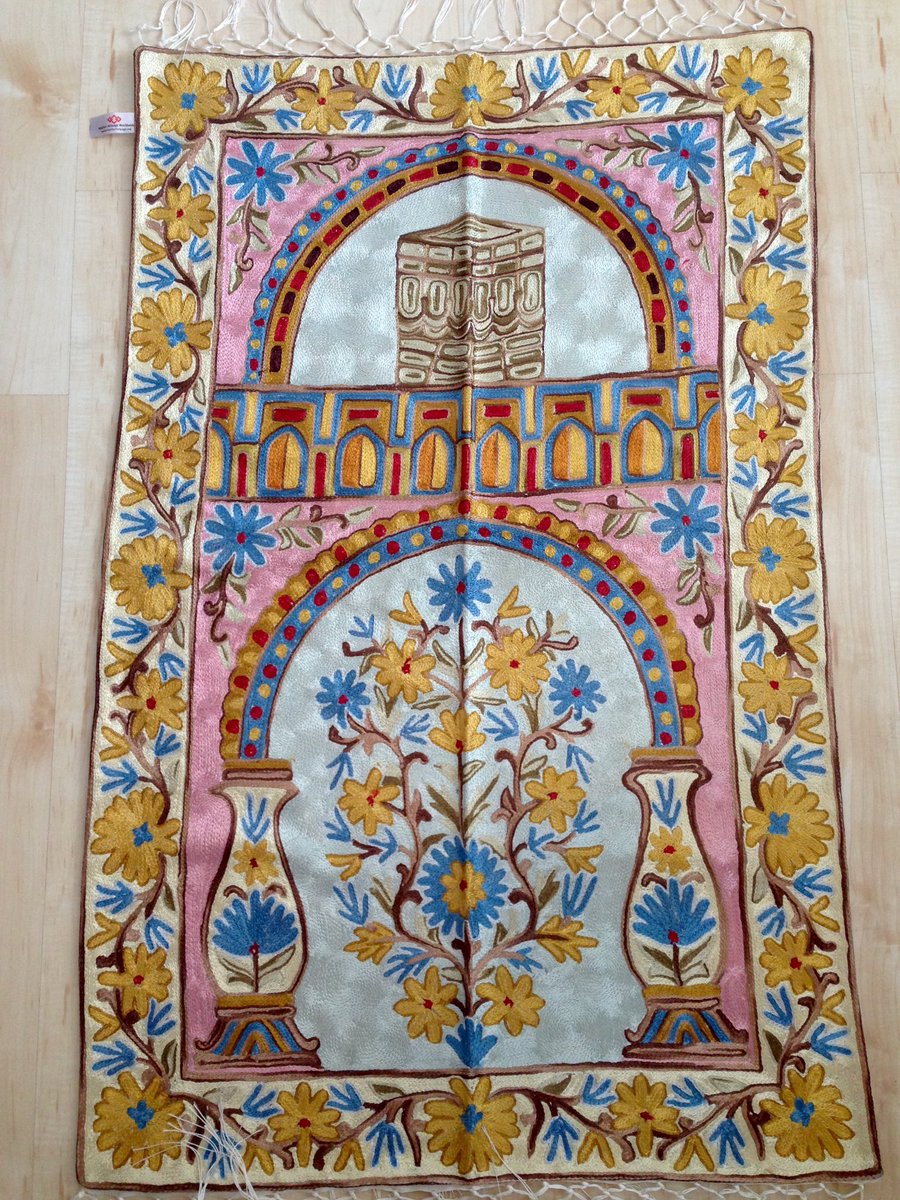 ThePrayerMatCo's tweet photo. #prayermat #prayermats #handmade #musallah #namaaz #sajada #islamicgift #islamichome #prayerrug https://t.co/kYzKEoPcEz