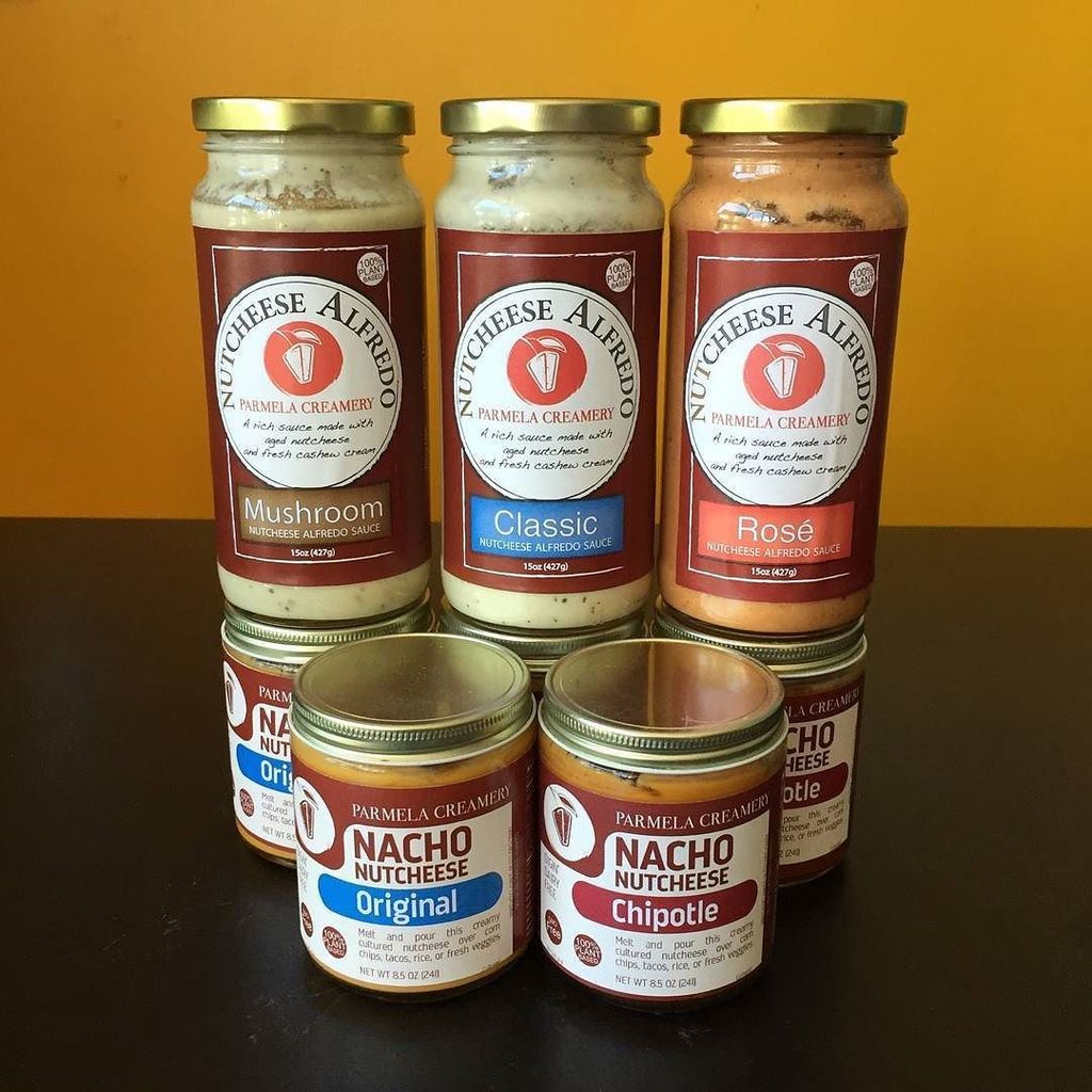 Look what's back!! @parmelacreamery Alfredo and Nacho sauces are in stock now! #nutcheese #heh