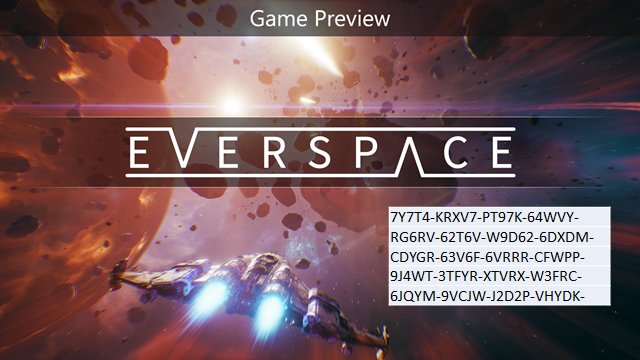 Some <a href="/everspace_game/">EVERSPACE 2</a> codes. Get the last bits at twitch.tv/xbox. We're streaming the game now.