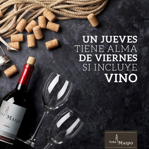 maipowines's tweet photo. Comienza a celebrar el fin de semana desde hoy ¡Invita a un amigo y descorcha un #ViñaMaipo! https://t.co/7Hb4JUj2e3