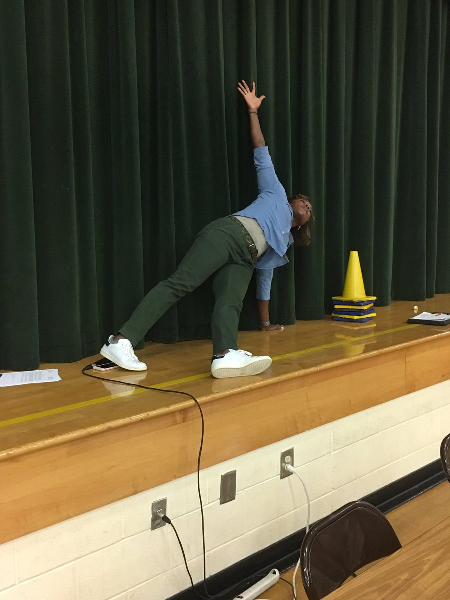 AMMSPE's tweet photo. Great job kids and Coach Davis! Yoga at its finest at the mill! @AMMSLions https://t.co/XqiG6hfGSO