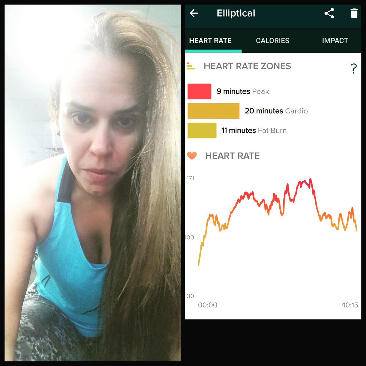 MaryLynn7373's tweet photo. Thank U @fitbit https://t.co/06RXfT8OOy #fitgirl #fitwoman #fitfam #fitness #ellipticalworkouts #fitbitcharge2 #heartratezone #fatburn https://t.co/KWr0uOegBm