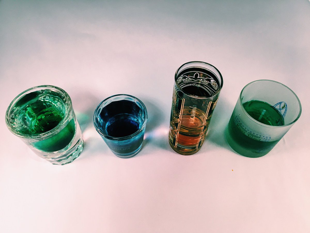 hlthpro's tweet photo. 1.25 ounces of hard liquor (a standard drink) looks different in each shot glass! Be sure to remember this when making a drink #partysmarty https://t.co/EdOxdk7wms