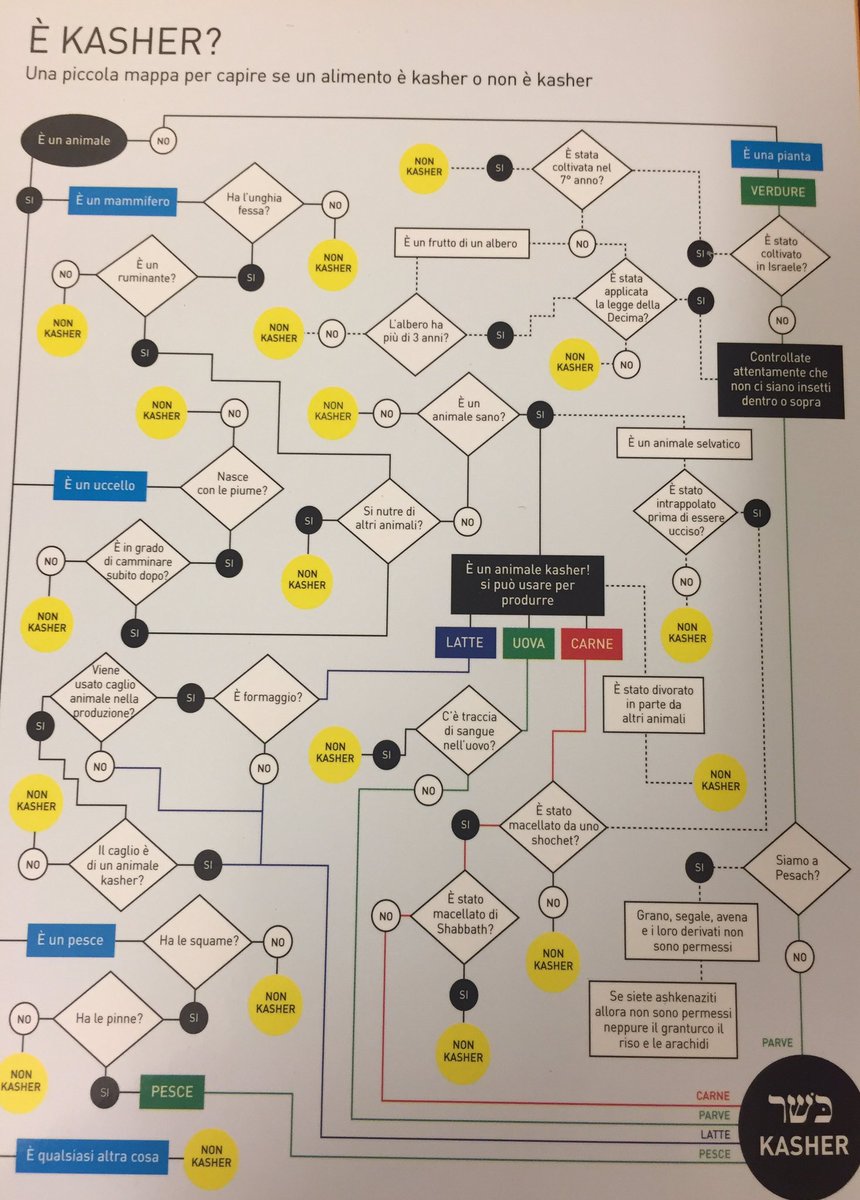 LibreriaTherese's tweet photo. #ToSp16 #distintianimali una mappa per orientarsi nel cibo kasher. Impariamo cosa è proibito nella dieta ebraica https://t.co/HRSqQw87zA