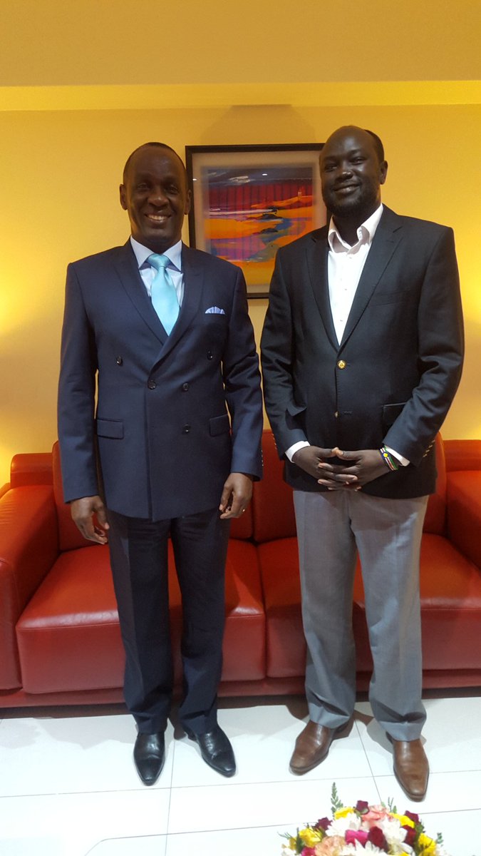 mukulaa's tweet photo. General GARANG s {rip} youngest son De mabiol paid a courtesy call to me in my office  today. ... https://t.co/OSfGdOIyHt