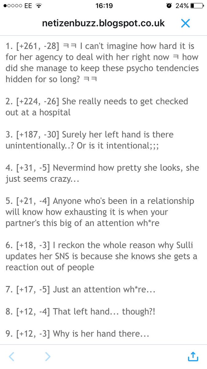 iconicggroups's tweet photo. is this not the most embarrasing thing to read let sulli love herself since y'all clearly dont love ur self https://t.co/Ag0N1jEpuv