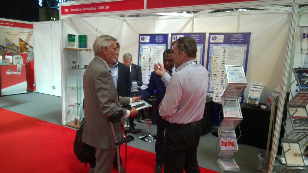 BT2000_News's tweet photo. The boys have been rushed off their feet all day. There is still some time left to see us at @SensorsShow at Stand F22. #StandF22 https://t.co/Bz1kbpOhv5