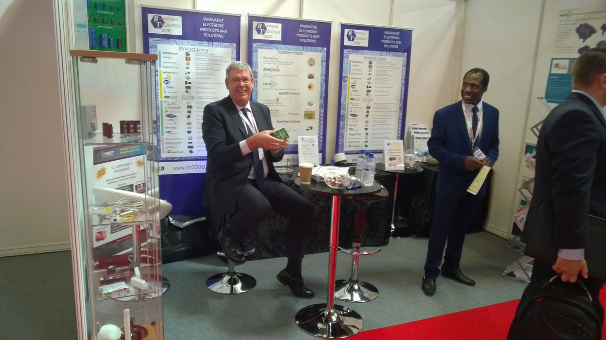 BT2000_News's tweet photo. The boys have been rushed off their feet all day. There is still some time left to see us at @SensorsShow at Stand F22. #StandF22 https://t.co/Bz1kbpOhv5