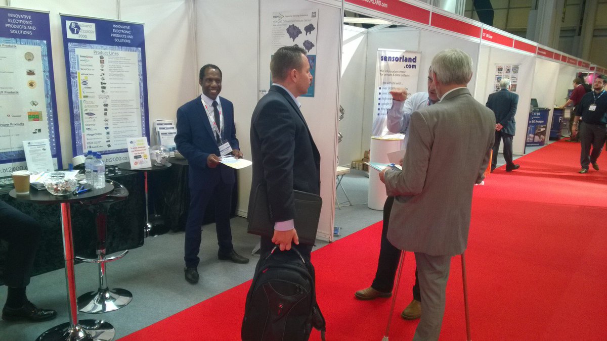 BT2000_News's tweet photo. The boys have been rushed off their feet all day. There is still some time left to see us at @SensorsShow at Stand F22. #StandF22 https://t.co/Bz1kbpOhv5