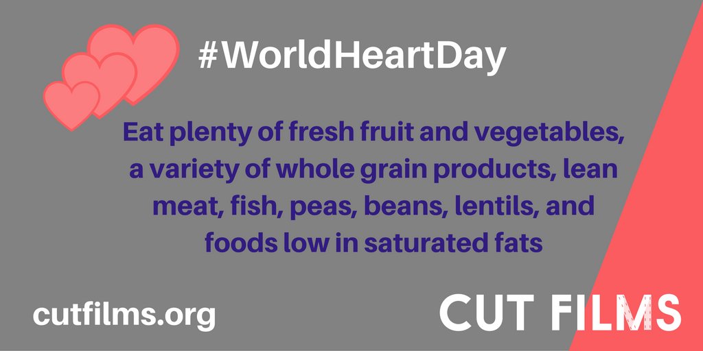 HarrowCutFilms's tweet image. Diet is an important factor in a healthy heart #worldheartday @WorldHeartDay