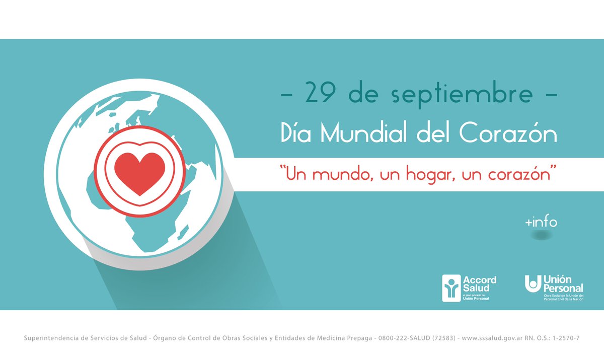 29 de Septiembre - Día Mundial del Corazón. accordsalud.com.ar/modulos/afilia…