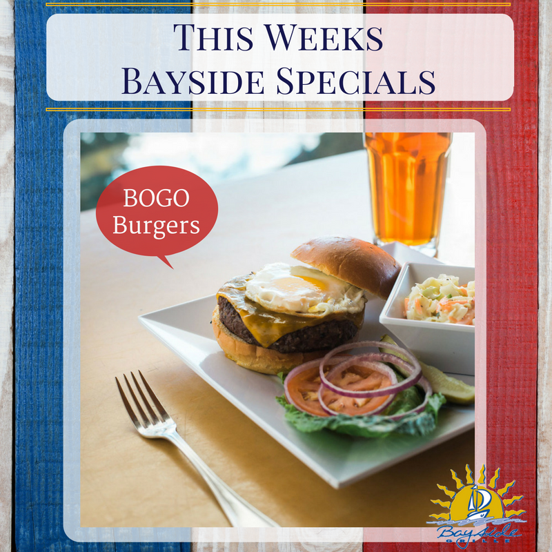 Bayside_Grille's tweet photo. Take a break from the course and join us at Bayside Grille on Lake Minnetonka for BOGO Burgers &amp; $2 Tap Beers all week long! #RightOnPar https://t.co/t3efZHOgWn